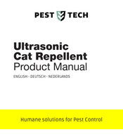 Pest Tech Ultrasonic Cat Repellent Product Manual