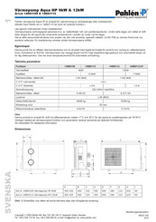 Pahlen Aqua HP 12kW Manual