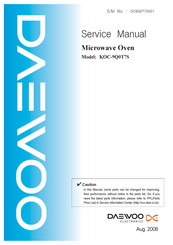 DAEWOO ELECTRONICS KOC-9Q0T7S Service Manual