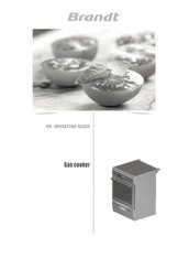 Brandt BCG6600W Operating Manual