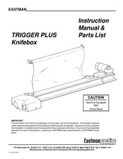 EASTMAN TRIGGER PLUS Knifebox Instruction Manual & Parts List