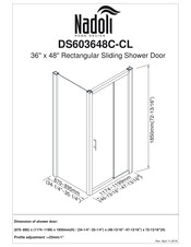 Nadoli DS603648C-CL Manual