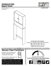 System Build Space Saver 2936015COM Assembly Instructions Manual