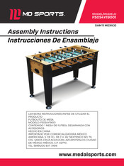MD SPORTS FS054Y19001 Assembly Instructions Manual