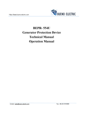 Bueno Electric BEPR- 554U Operation Manual
