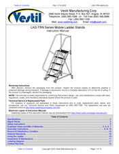 Vestil LAD-TRN Series Instruction Manual