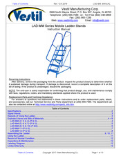 Vestil LAD-MM Series Instruction Manual