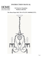 Home Decorators Collection 530- 675 Instruction Manual