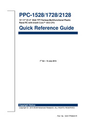 BCM Advanced Research PPC-1528 Quick Reference Manual