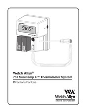 Welch Allyn SureTemp 4 Directions For Use Manual