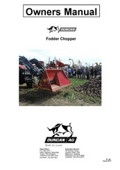 Duncan Fodder Chopper Owner's Manual