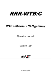 Amit RRR-WTB/C Operation Manual