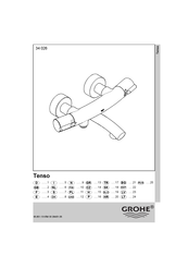 Grohe Tenso 34 026 Manual