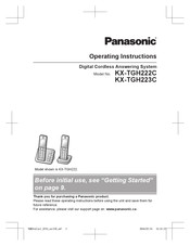 Panasonic KX-TGH222C Operating Instructions Manual