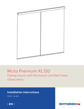 Dormakaba Muto Premium XL120 Installation Instructions Manual
