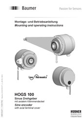 Baumer Hubner Berlin HOGS 100 Mounting And Operating Instructions