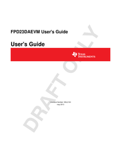 Texas Instruments FPD23DAEVM User Manual