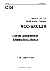CIS VCC-SXCL3R Product Specification & Operational Manual