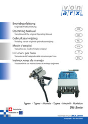 Von Arx DK 3 H Operating Manual