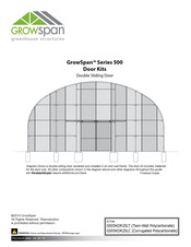 Growspan 500 Series Assembly Instructions Manual