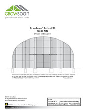 GrowSpan GS05KDR2SLC Assembly Instructions Manual