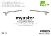 Proteco MyGate myaster 4 Installation And Use Manual