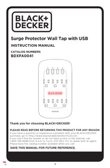 Black+Decker BDXPA0041 Instruction Manual