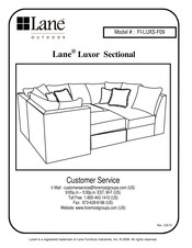 Lane Lane Luxor Sectional Quick Start Manual
