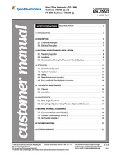 Tyco Electronics DT-3000 Customer's Manual