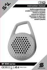 SAL BT 600 Series Instruction Manual