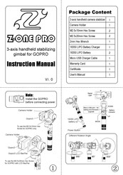 Gopro Z-ONE PRO Instruction Manual