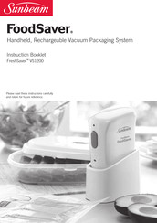 Sunbeam FoodSaver FreshSaver VS1200 Instruction Booklet