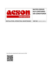 Acson international A5WCP0090A2-FS Installation Operation & Maintenance