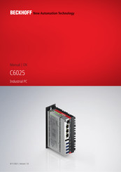 Beckhoff C6025 Manual