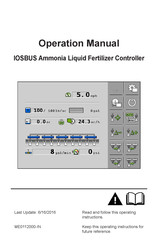 Mueller IOSBUS Ammonia Operation Manual