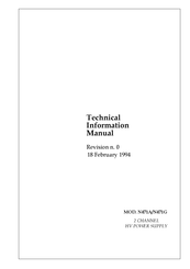 Caen N471A Technical Information Manual