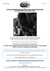 R&G CP0526 Fitting Instructions Manual