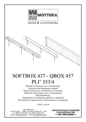 Mottura SOFTBOX 437 Instruction And Maintenance Manual