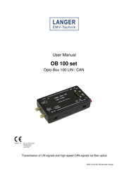 LANGER EMV-Technik CAN 100 User Manual