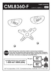 AVF CML8360-F Manual