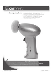 CTC Union Clatronic SPM 3183 Instruction Manual & Guarantee