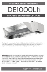 Hydrofarm PAR Source Phantom DE1000Lh Instruction Manual
