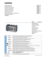 Siemens 3KD54-0P Series Operating Instructions Manual