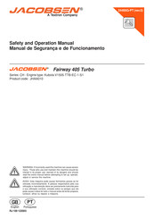 Textron JACOBSEN Fairway 405 Turbo Safety And Operation Manual