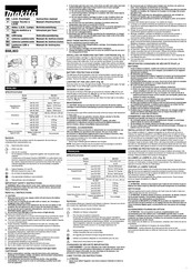 Makita BML803 Instruction Manual