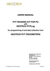 Geotech 19656 User Manual