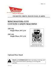 Cretors RINGMASTER LITE Manual