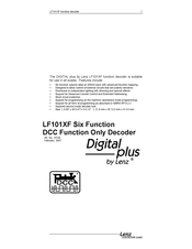 Lenz Digital plus LF101XF Manual