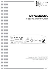 Pro Audio MPC200A User Manual
