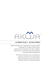AKWA 18 SMART PLUS S Installation, Operation And Maintenance Manual
